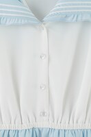 「変形衿セーラーOP ワンピース 美少女戦士セーラームーンCrystal」ブルー (c)武内直子・PNP・講談社・東映アニメー ション