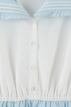 「変形衿セーラーOP ワンピース 美少女戦士セーラームーンCrystal」ブルー (c)武内直子・PNP・講談社・東映アニメー ション