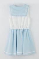 「変形衿セーラーOP ワンピース 美少女戦士セーラームーンCrystal」ブルー (c)武内直子・PNP・講談社・東映アニメー ション