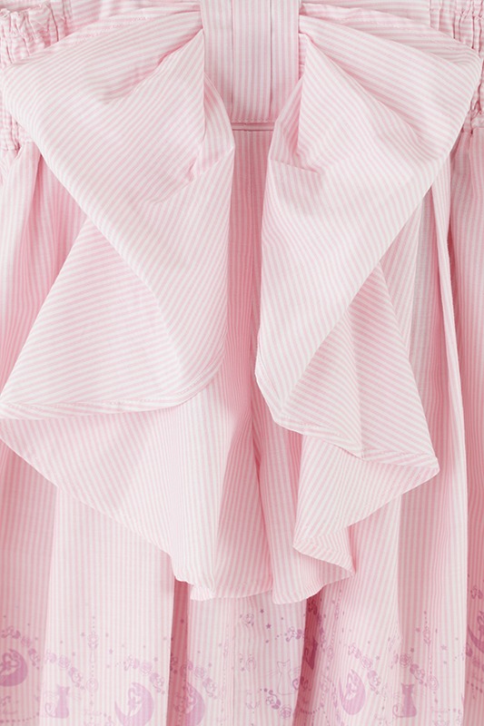 「オリジナル柄ストライプスカート　美少女戦士セーラームーンCrystal」ピンク(c)武内直子・PNP・講談社・東映アニメー ション