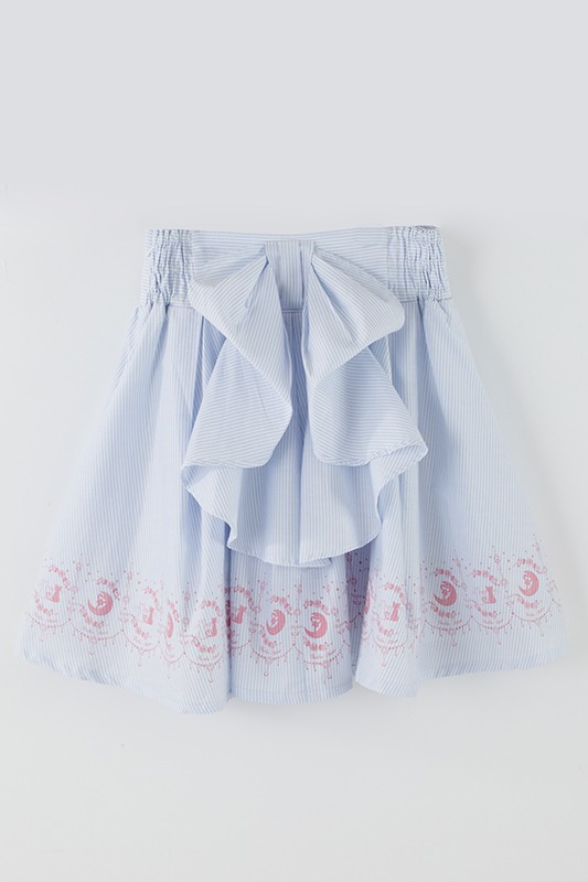 「オリジナル柄ストライプスカート　美少女戦士セーラームーンCrystal」ブルー (c)武内直子・PNP・講談社・東映アニメー ション