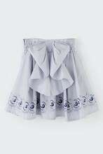 「オリジナル柄ストライプスカート　美少女戦士セーラームーンCrystal」ネイビー (c)武内直子・PNP・講談社・東映アニメー ション