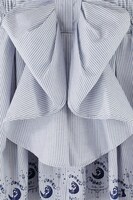 「オリジナル柄ストライプスカート　美少女戦士セーラームーンCrystal」ネイビー (c)武内直子・PNP・講談社・東映アニメー ション