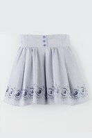 「オリジナル柄ストライプスカート　美少女戦士セーラームーンCrystal」ネイビー (c)武内直子・PNP・講談社・東映アニメー ション