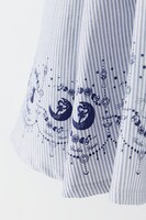 「オリジナル柄ストライプスカート　美少女戦士セーラームーンCrystal」ネイビー (c)武内直子・PNP・講談社・東映アニメー ション