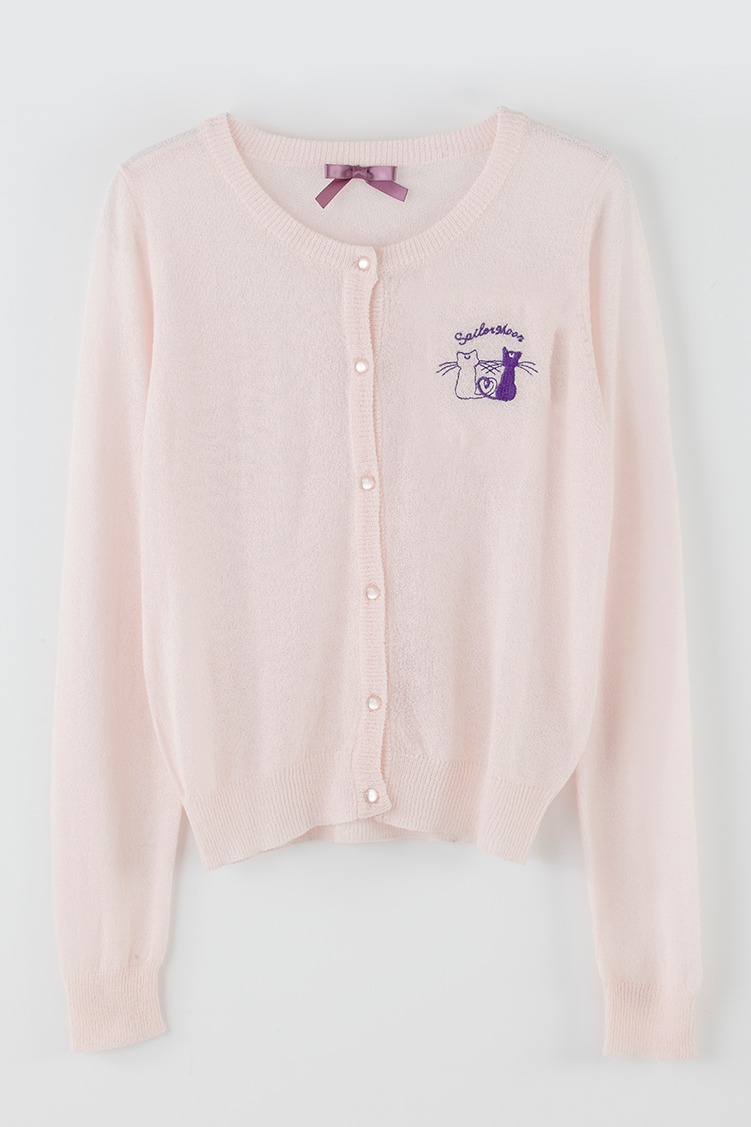 「ベーシックカーデ カーディガン 美少女戦士セーラームーンCrystal」ピンク (c)武内直子・PNP・講談社・東映アニメー ション