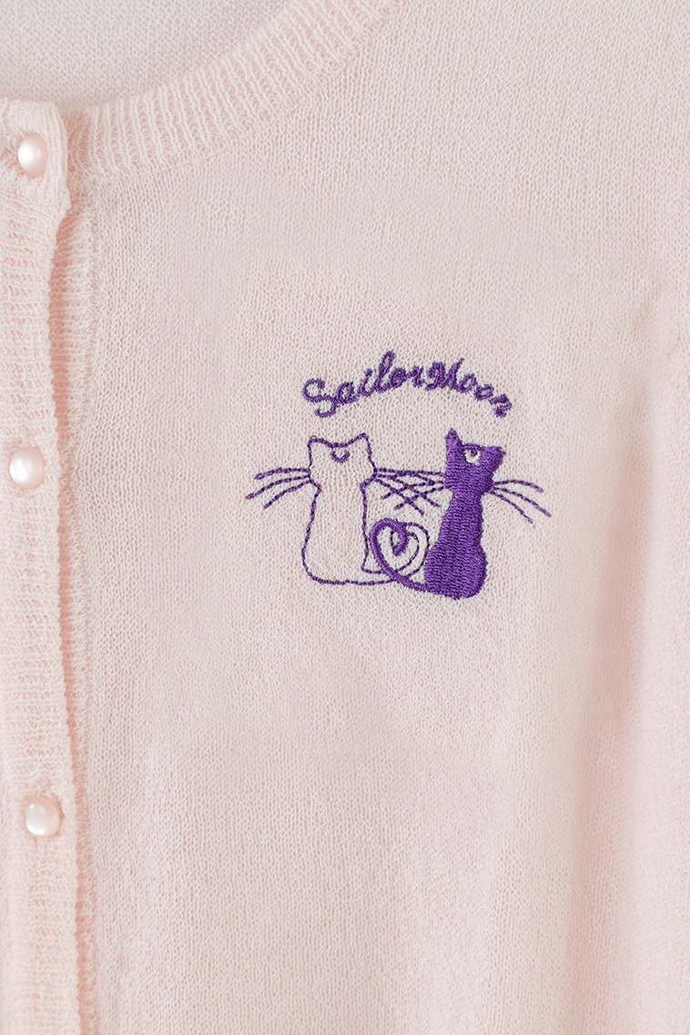 「ベーシックカーデ カーディガン 美少女戦士セーラームーンCrystal」ピンク (c)武内直子・PNP・講談社・東映アニメー ション