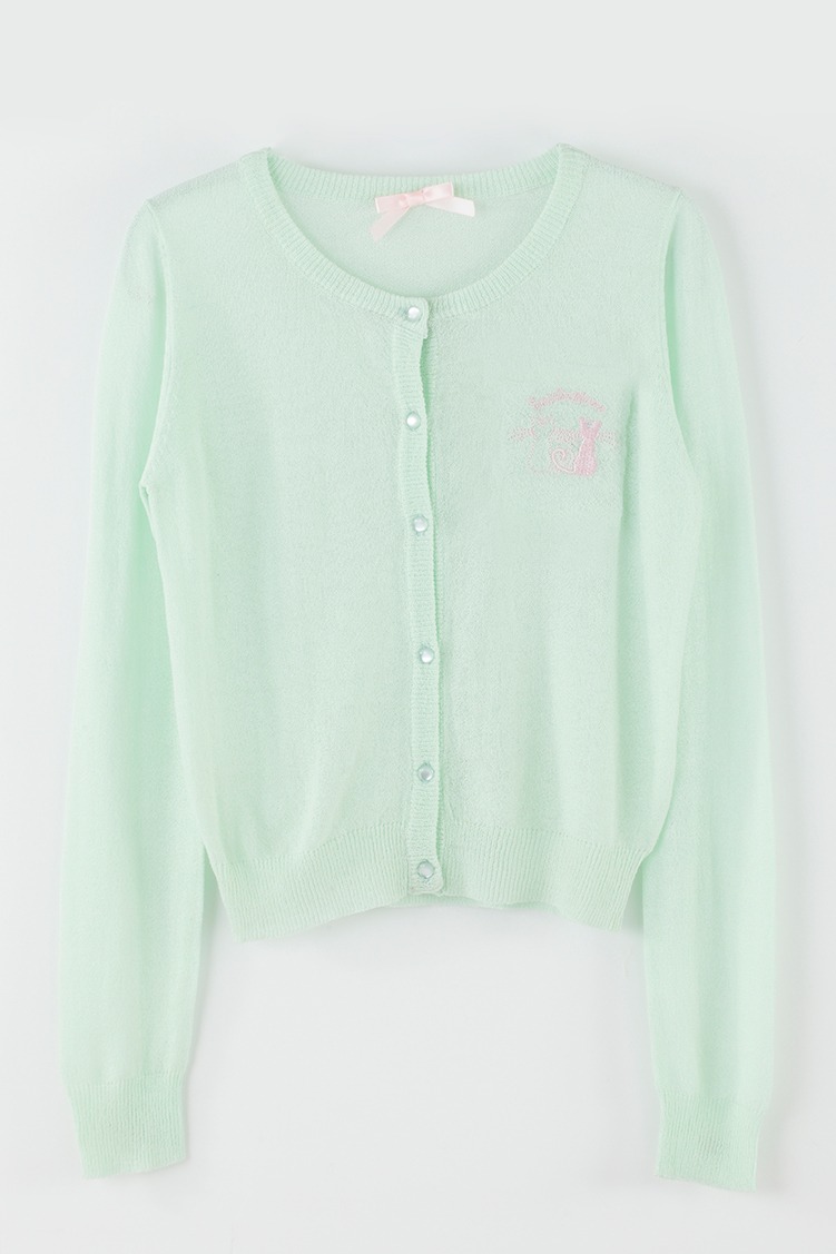 「ベーシックカーデ カーディガン 美少女戦士セーラームーンCrystal」グリーン (c)武内直子・PNP・講談社・東映アニメー ション