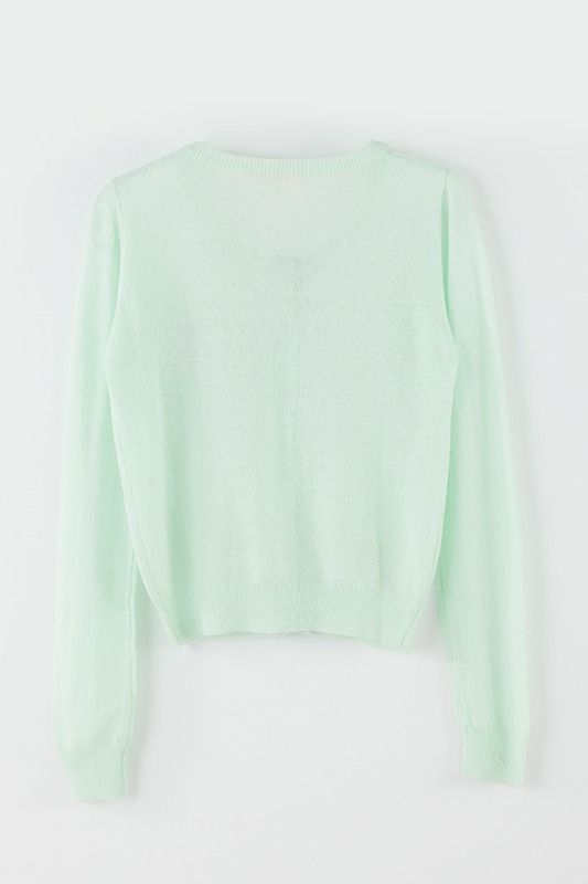 「ベーシックカーデ カーディガン 美少女戦士セーラームーンCrystal」グリーン (c)武内直子・PNP・講談社・東映アニメー ション