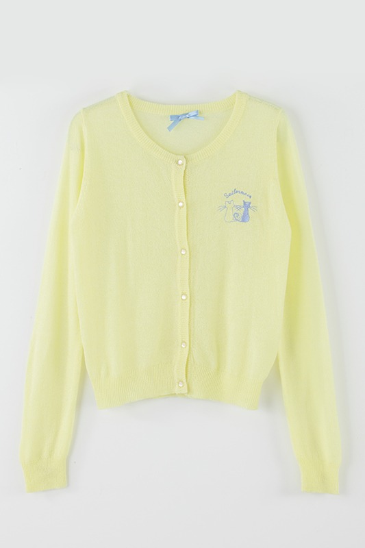 「ベーシックカーデ カーディガン 美少女戦士セーラームーンCrystal」イエロー (c)武内直子・PNP・講談社・東映アニメー ション