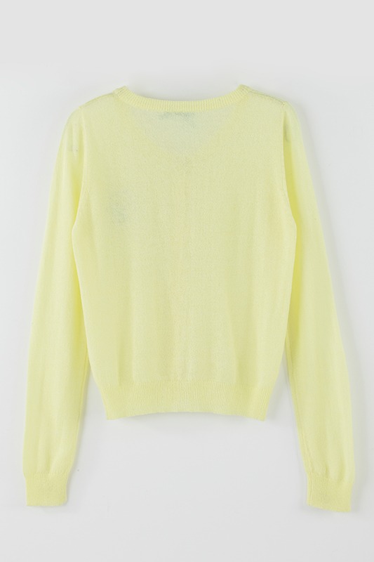 「ベーシックカーデ カーディガン 美少女戦士セーラームーンCrystal」イエロー (c)武内直子・PNP・講談社・東映アニメー ション