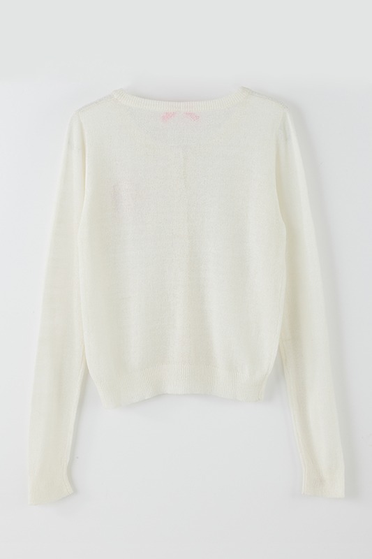 「ベーシックカーデ カーディガン 美少女戦士セーラームーンCrystal」ホワイト (c)武内直子・PNP・講談社・東映アニメー ション