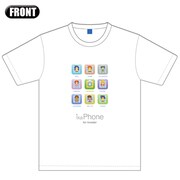 「侵略!イカ娘」"ika-Phone" Tシャツ[ホワイト]