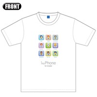 「侵略!イカ娘」"ika-Phone" Tシャツ[ホワイト]