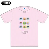 「侵略!イカ娘」"ika-Phone" Tシャツ[ライトピンク]