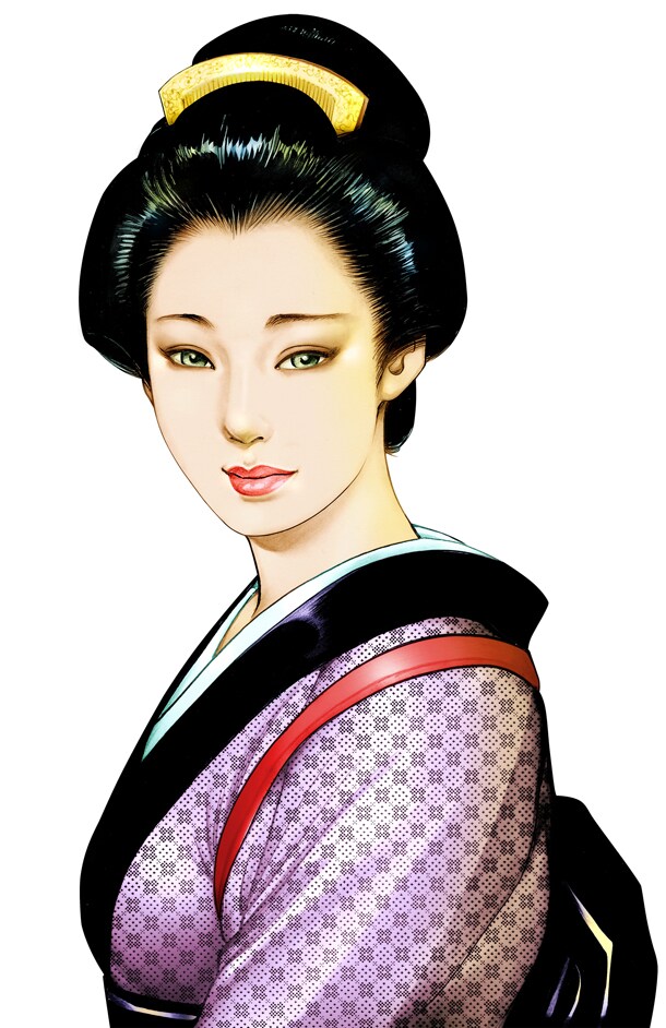 「熊五郎の顔」のカット。