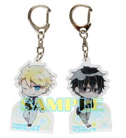 月刊Gファンタジー7月号の応募者全員サービスで手に入る「青春×機関銃」アクリルキーホルダーセット。(c)NAOE/SQUARE ENIX
