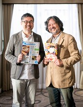 （左から）杉森編集長、うえやまとち。
