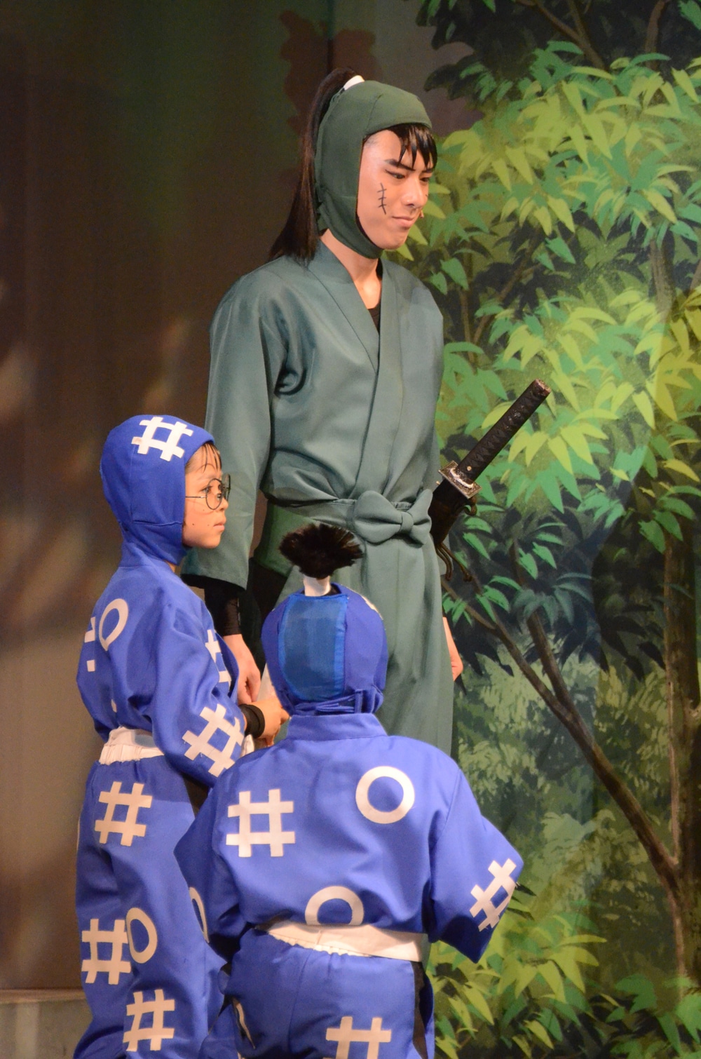 「ミュージカル『忍たま乱太郎』第6弾 再演 ～凶悪なる幻影！～」公開稽古の様子。 (c)ミュージカル「忍たま乱太郎」製作委員会