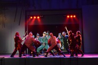 「ミュージカル『忍たま乱太郎』第6弾 再演 ～凶悪なる幻影！～」公開稽古の様子。 (c)ミュージカル「忍たま乱太郎」製作委員会