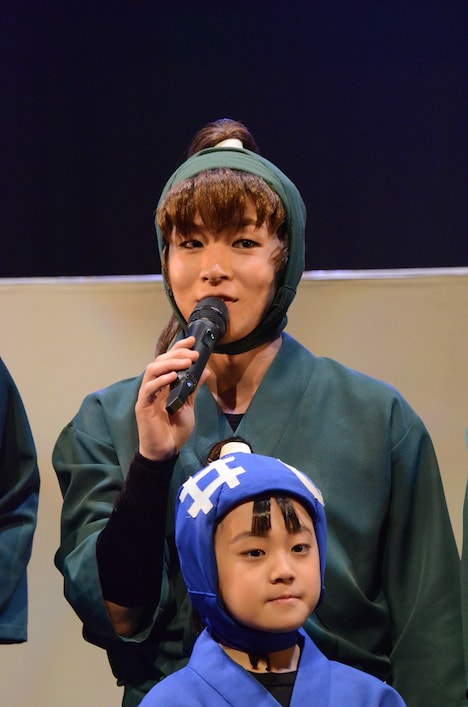 善法寺伊作役の安達勇人。(c)ミュージカル「忍たま乱太郎」製作委員会