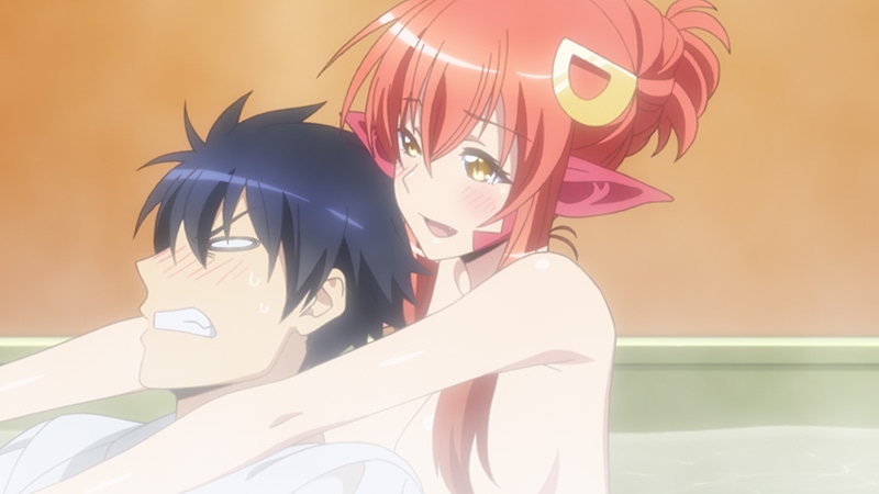 TVアニメ「モンスター娘のいる日常」の場面写真。(c) 2015 オカヤド／徳間書店・モン娘パートナーズ