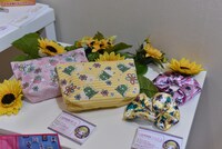 バンダイのブース内の、りぼん60周年を記念したコーナーにて。