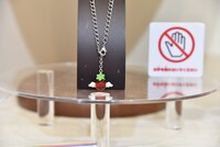 バンダイのブース内の、りぼん60周年を記念したコーナーにて。