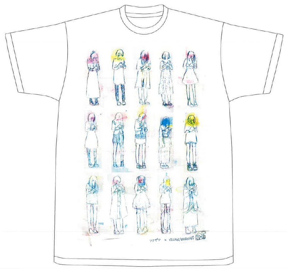 「VVEAR2015 Tシャツ フクザワ」の絵柄。