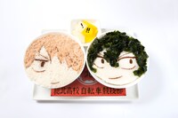 「！」「!!」T2コンビの凡人うどんセット(c)渡辺航(週刊少年チャンピオン)/劇場版弱虫ペダル製作委員会