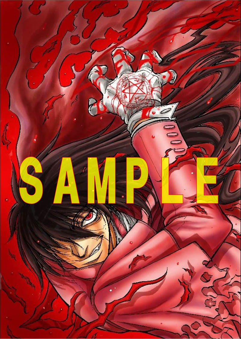 「HELLSING」の原画イラスト。(c)平野耕太/Shonengahosha