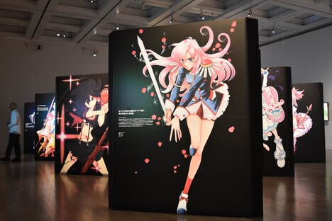 「ニッポンのマンガ＊アニメ＊ゲーム」展内覧会の様子。