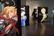 「ニッポンのマンガ*アニメ*ゲーム」展内覧会の様子。