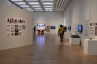 「ニッポンのマンガ＊アニメ＊ゲーム」展内覧会の様子。