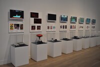 「ニッポンのマンガ＊アニメ＊ゲーム」展内覧会の様子。