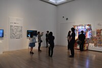 「ニッポンのマンガ＊アニメ＊ゲーム」展内覧会の様子。