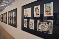 「ニッポンのマンガ＊アニメ＊ゲーム」展内覧会の様子。