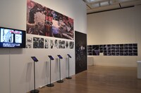 「ニッポンのマンガ＊アニメ＊ゲーム」展内覧会の様子。