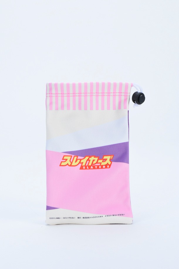 アメリアのスマホクリーナー巾着。(c)2015 神坂一・あらいずみるい 発行：株式会社KADOKAWA 富士見書房 イラスト/あらいずみるい
