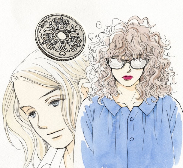 「ハートのコイン」のカット。