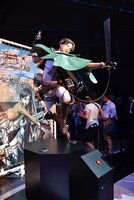 リヴァイの等身大フィギュア。