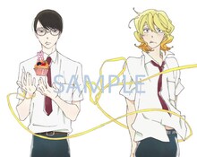 「同級生」第1弾限定特別鑑賞券（草壁光Birthday Ver.）のイラスト。 (c)中村明日美子/茜新社・アニプレックス