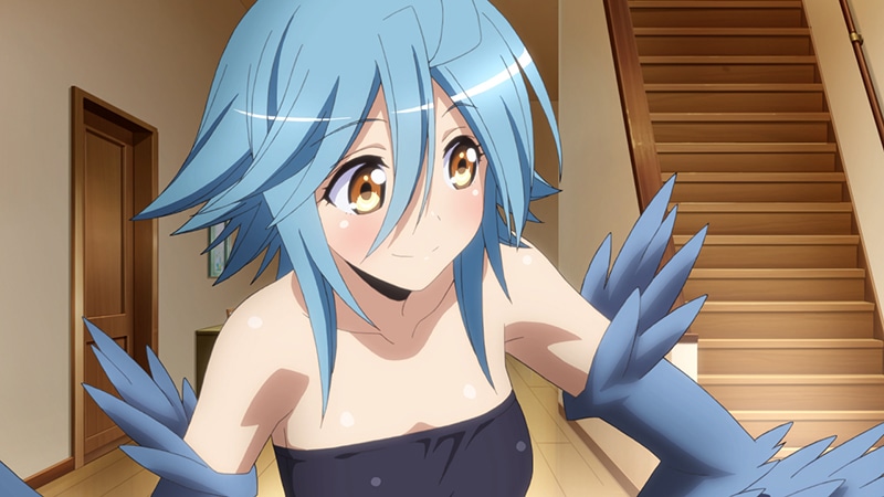 「ほぼ毎日○○！生っぽい動画」の場面写真。(c) 2015 オカヤド／徳間書店・モン娘パートナーズ