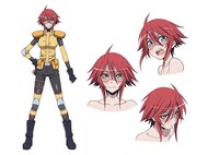 TVアニメ「モンスター娘のいる日常」よりゾンビーナの設定画。(c) 2015 オカヤド／徳間書店・モン娘パートナーズ