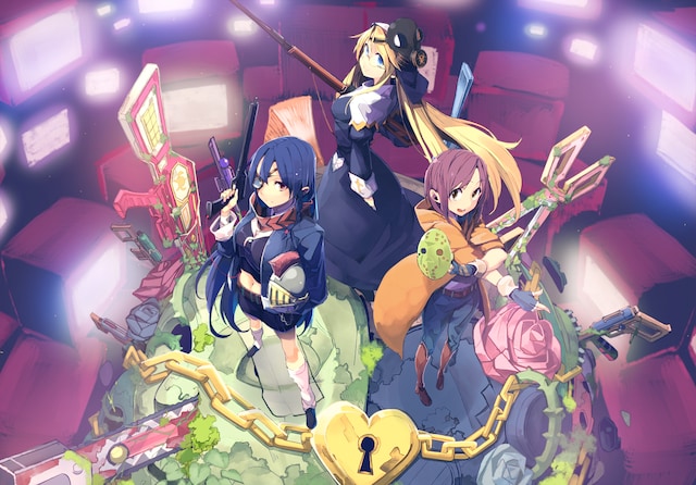 「仮面女子 スチームガンズ・ガール」キービジュアル。(c)AliceProject All Right Reserved. (c)日鳥/KADOKAWA