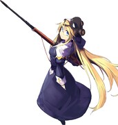 コルトの相棒で、眼鏡とシスター服がトレードマークのラグ。長射程のスナイパーライフルを武器にコルトと共に「仮面舞闘会」を戦っている。孤児院のお姉さん的存在で慈愛に満ちた優しい性格だが、メカのこととなる性格が激変する。(c)AliceProject All Right Reserved. (c)日鳥/KADOKAWA