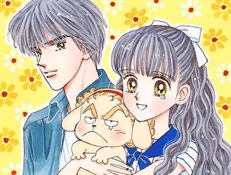 りぼん8月号および同誌の公式サイトに掲載されている「ときめきトゥナイト」の予告カット。(c)池野恋／集英社