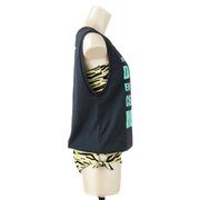 「うる星やつら×atmos×GUACAMOLE Tシャツオールインワン スイム」の黒。(c)高橋留美子／小学館