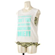 「うる星やつら×atmos×GUACAMOLE Tシャツオールインワン スイム」の白。(c)高橋留美子／小学館