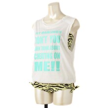 「うる星やつら×atmos×GUACAMOLE Tシャツオールインワン スイム」の白。(c)高橋留美子／小学館